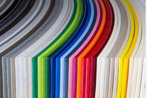 paneles de pvc multicolores